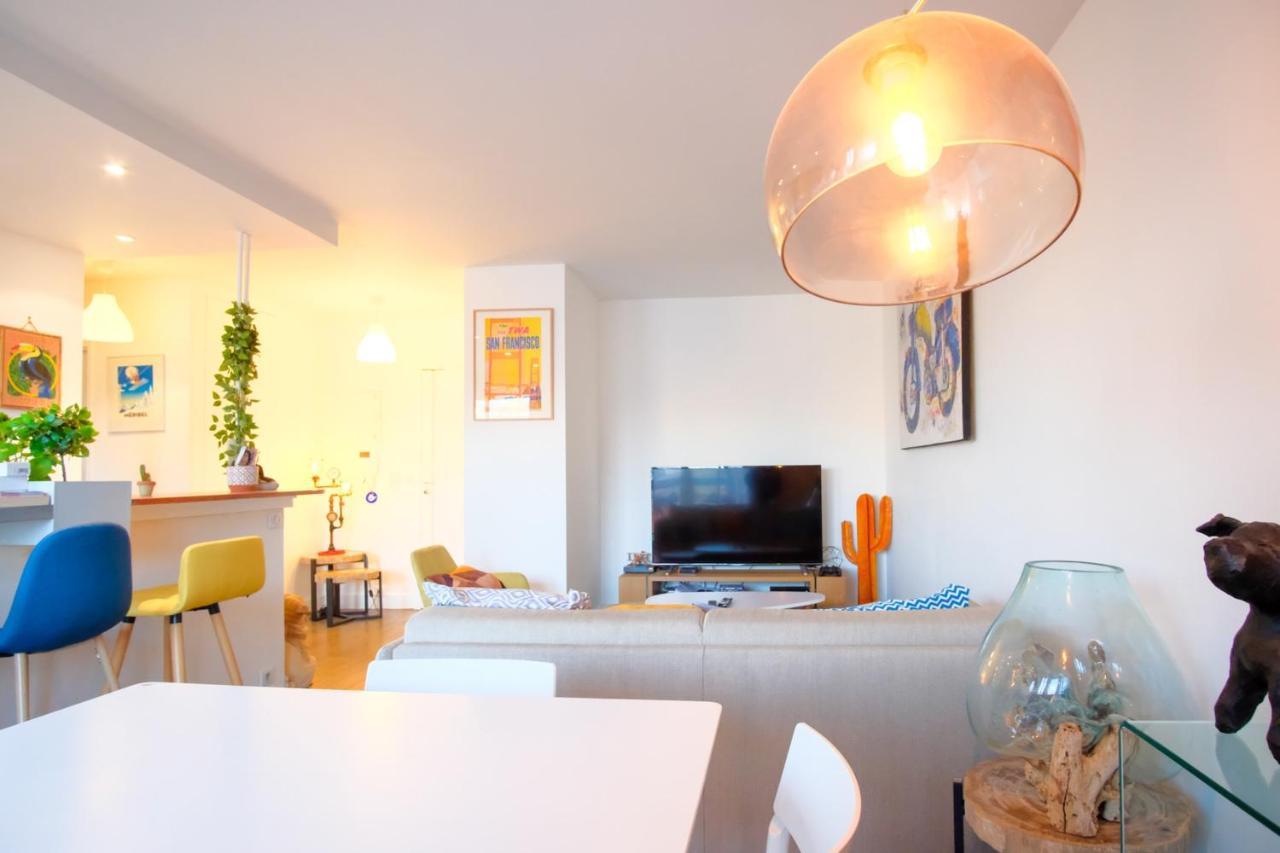 Ferienwohnung Beautiful And Bright Appt With Eiffel Tower View Paris Exterior foto